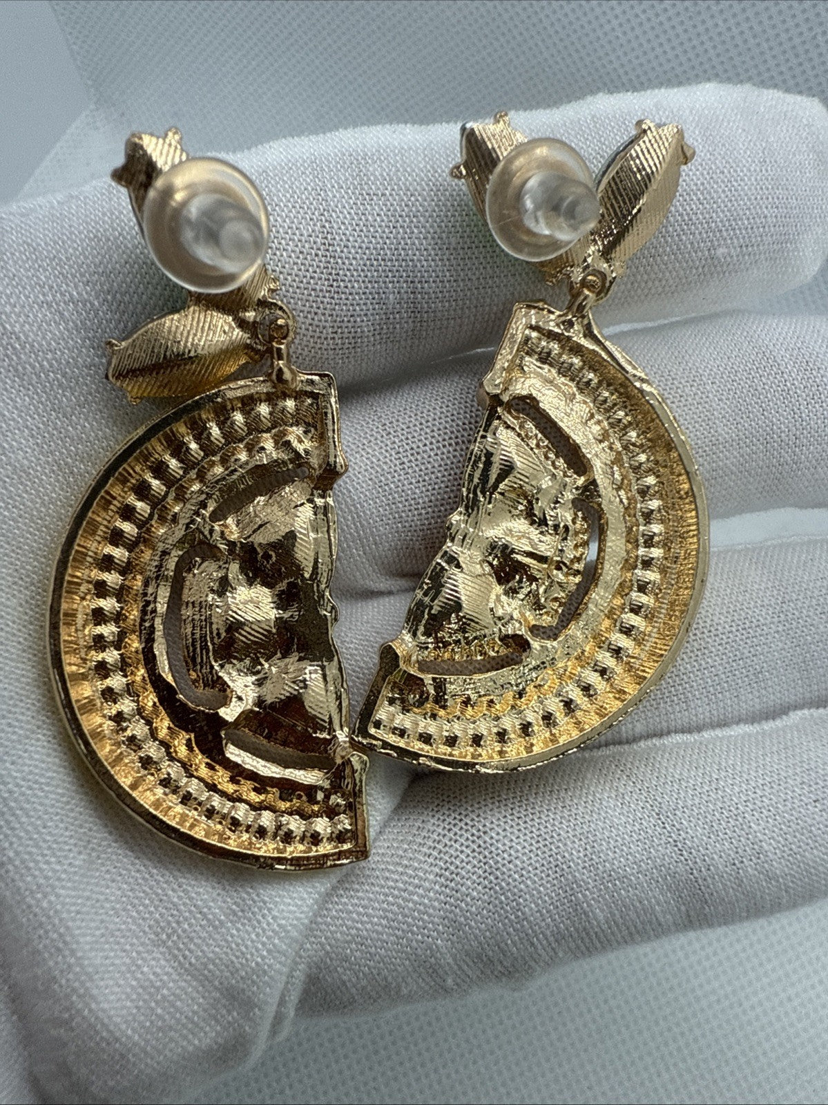 Yellow Lemon Bohemian Fruit Drop Earrings Beaded Dangle Earrings rhinestones new